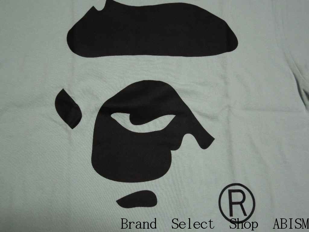 楽天市場 A Bathing Ape エイプ Bicolor Ape Face Tee Tシャツ サックスブルー 新品 Men S Bape ベイプ Brand Select Shop Abism