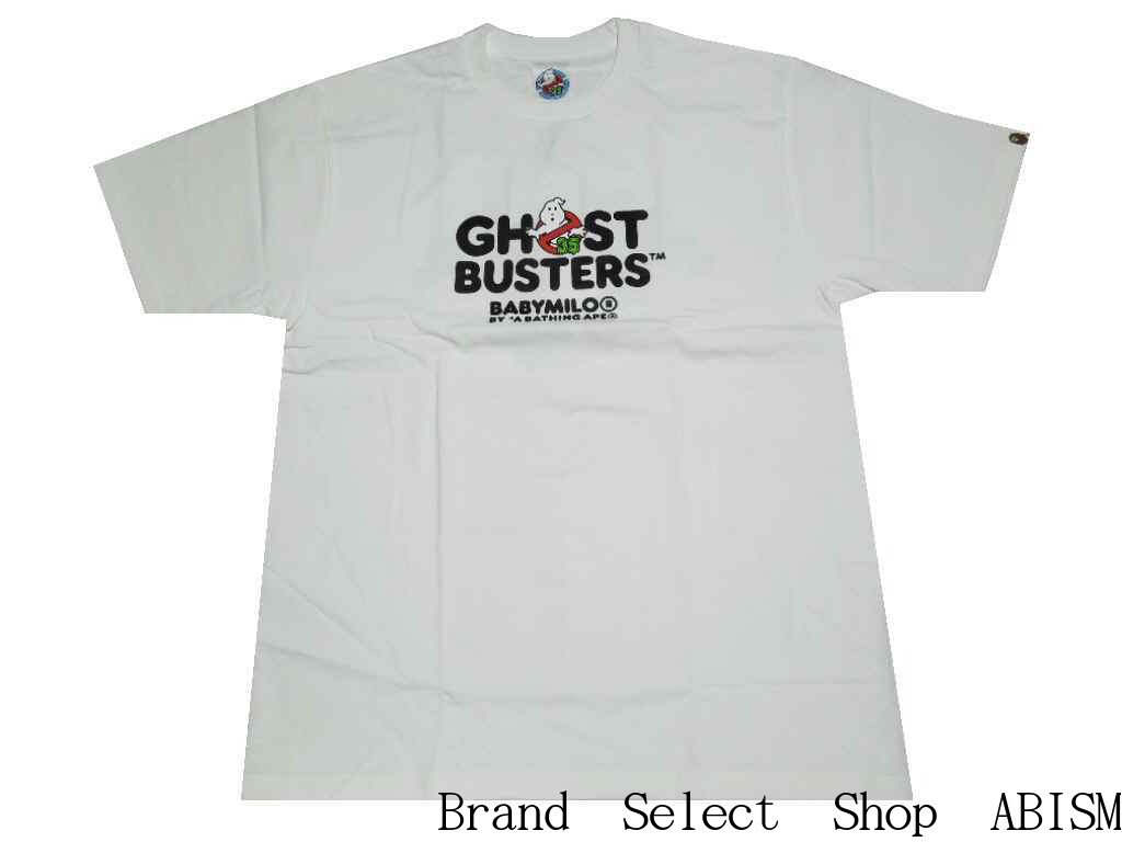 独特な A Bathing Ape エイプ ｘghostbusters ゴーストバスターズ Ghostbusters X Baby Milo Tee 5 Tシャツ ホワイト バックプリント 日本製 Men S 新品 Bape ベイプ Tシャツ カットソー