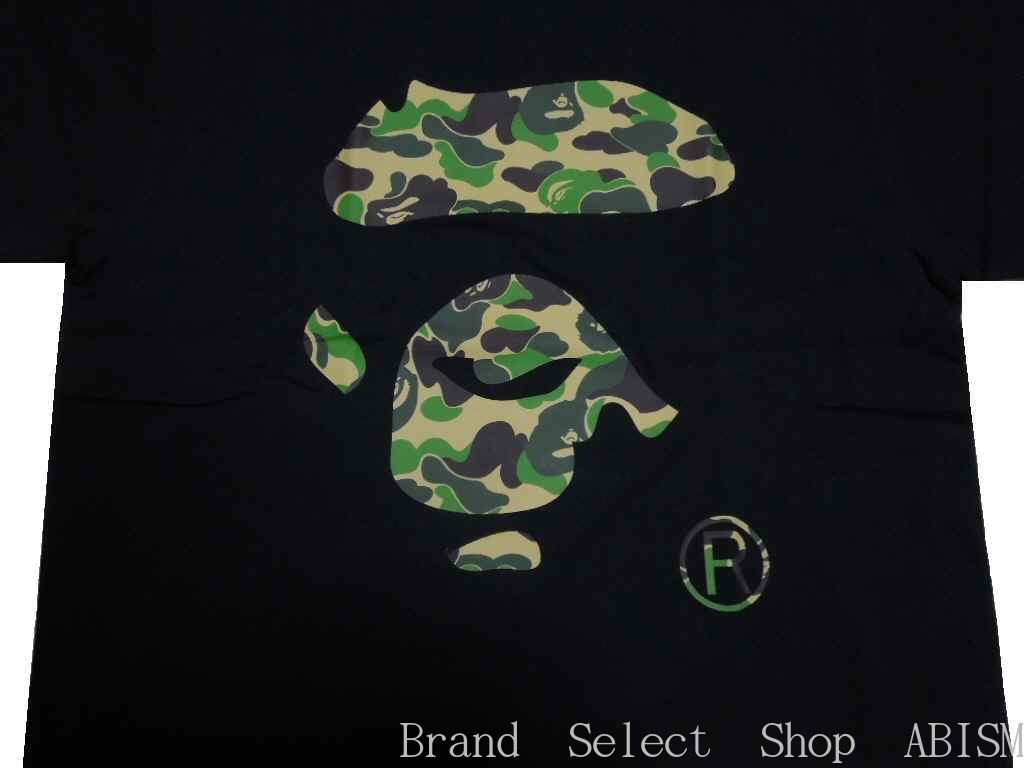 格安即決 A Bathing Ape エイプ Abc Camo Ape Face Tee Tシャツ ブラック グリーン 新品 Men S Bape ベイプ 限定製作 Www Teckborn Com