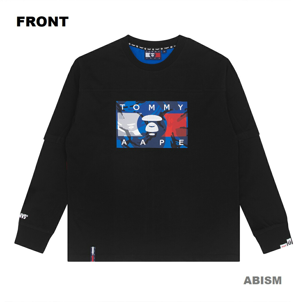 楽天市場】アベイシングエイプ シャーク スリーブ Tシャツ 長袖
