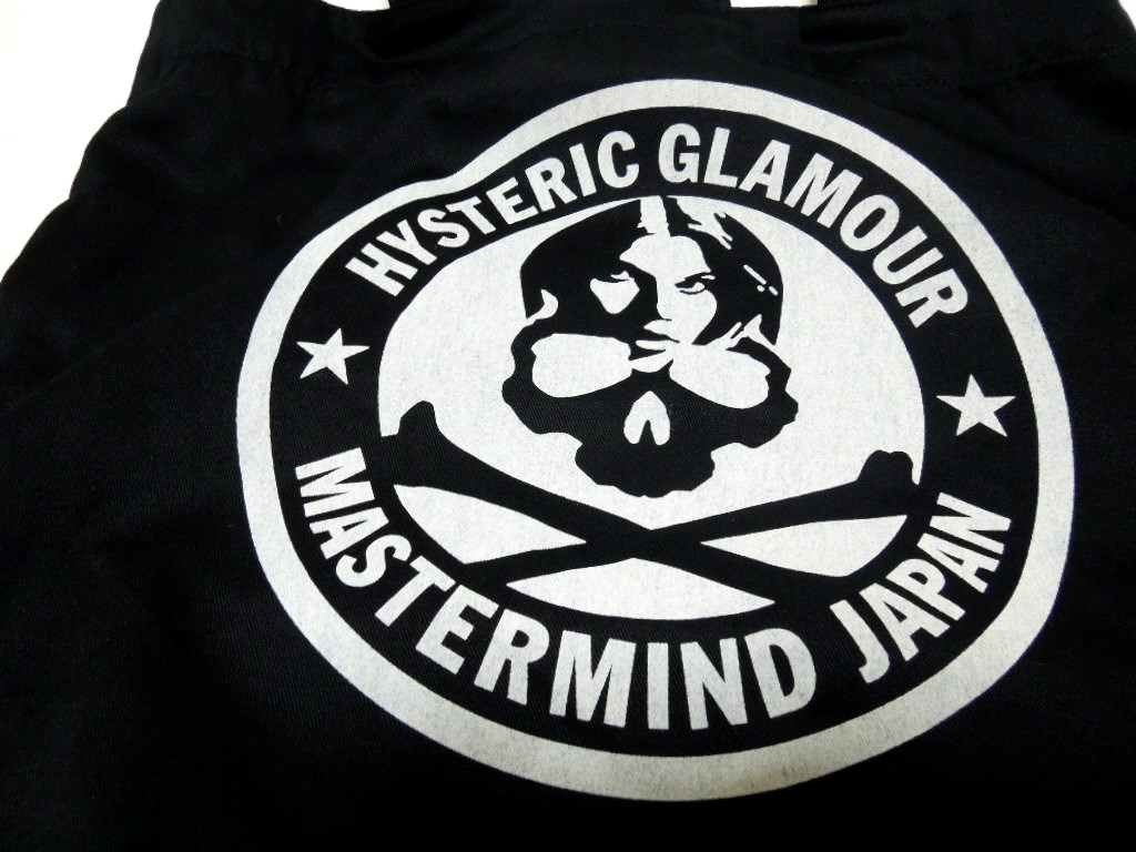 楽天市場 Mastermind Japan マスターマインドジャパン Hysteric Glamour ヒステリック グラマー サークルロゴgirl Skull トートバッグ ブラック 新品 送料無料 Brand Select Shop Abism