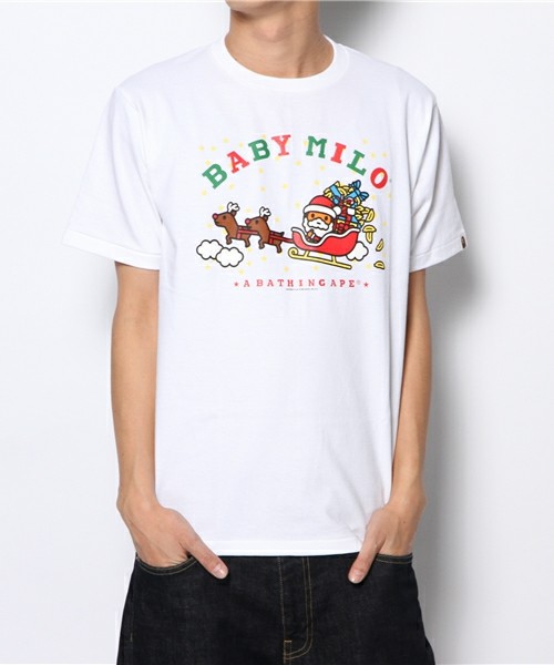 【楽天市場】9月のセール！！A BATHING APE(エイプ)MILO SANTA TONAKAI BY BATHING APE TEE ...