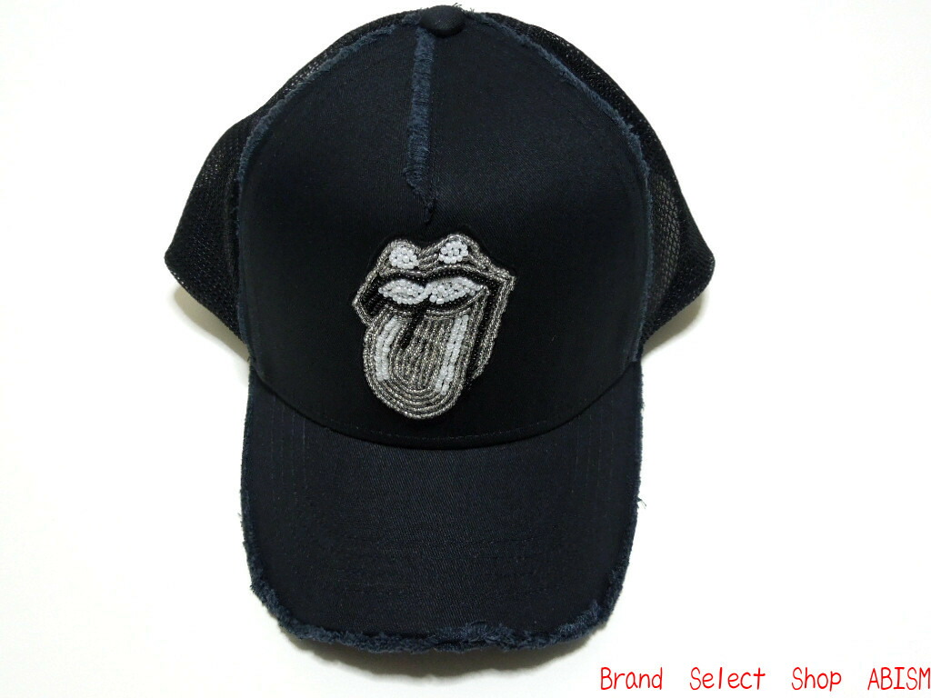 楽天市場 Yoshinori Kotake ヨシノリコタケ The Rolling Stonesローリングストーンズコラボキャップ メッシュキャップ Black 新品 国内送料無料 Brand Select Shop Abism
