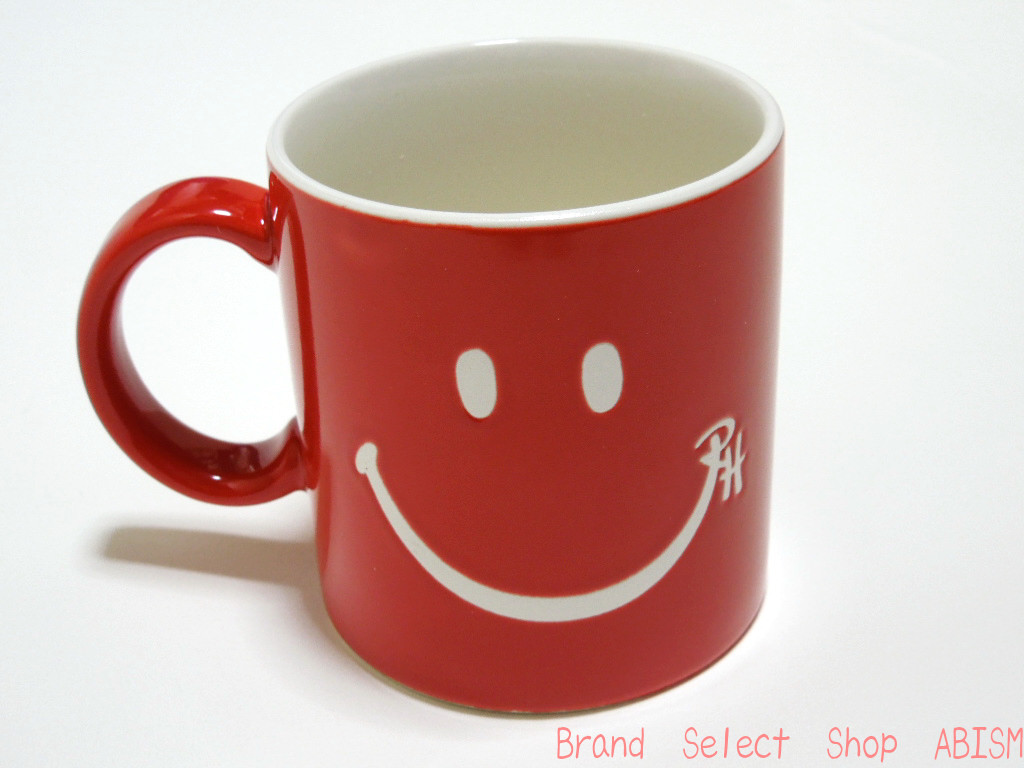【楽天市場】Ron Herman(ロンハーマン)SMILE MUG(スマイルマグ)MUGCUP(マグカップ)【RED/レッド】【新品