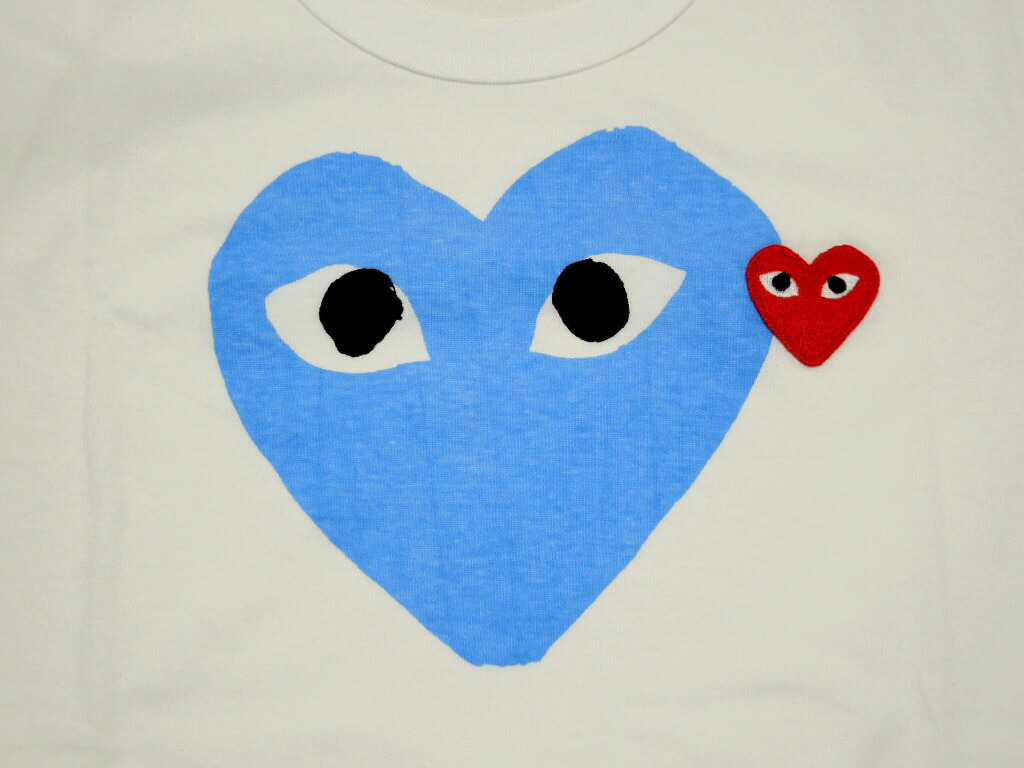 comme des garcons blue heart