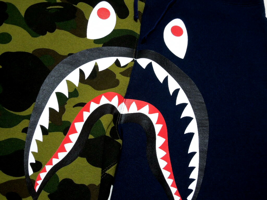 楽天市場 A Bathing Ape エイプ 1st Camo Shark Sweat Shortsシャーク スウェットショーツ 1st Camo ネイビー 新品 Bape 国内送料無料 ベイプ Brand Select Shop Abism