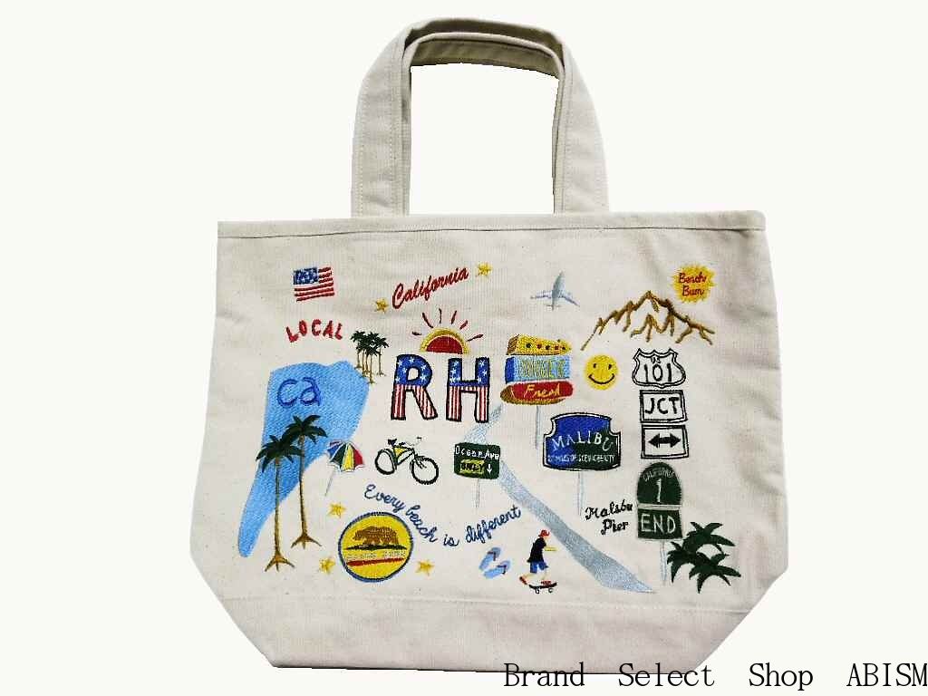 無料発送 ロンハーマン トートバッグ 刺繍 トートバッグ