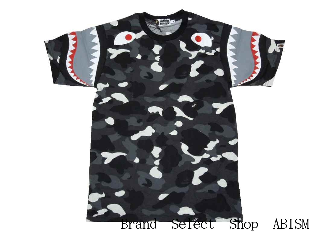 bape city camo shark tee