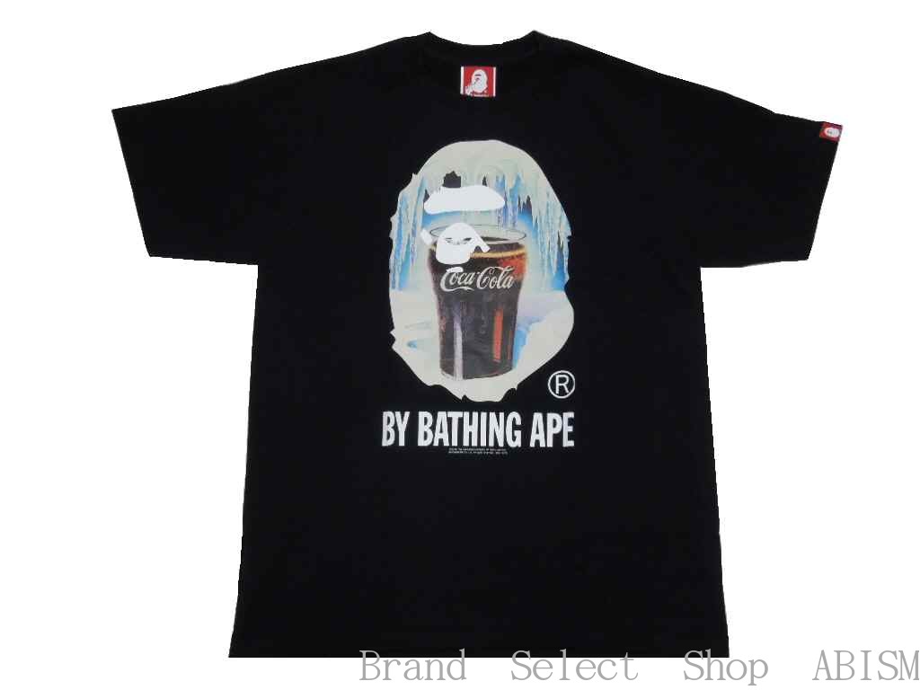 COCA-COLA BAPE APE TEE エイプ コカコーラ ロンT COKE XL A BATHING