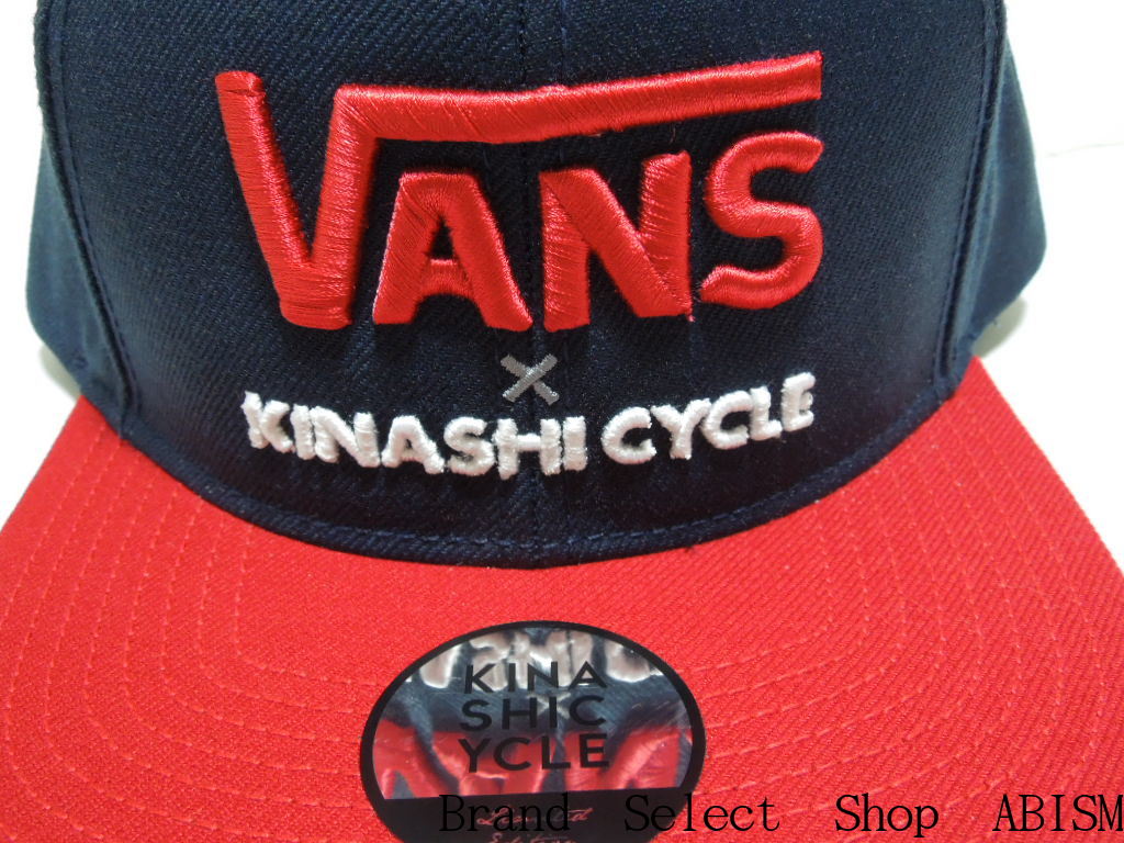 楽天市場 Kinashi Cycle 木梨サイクル 伊勢丹新宿限定モデル Vans バンズ ロゴ Snapback Cap Isetan限定 ネイビー レッド キャップ 新品 Brand Select Shop Abism