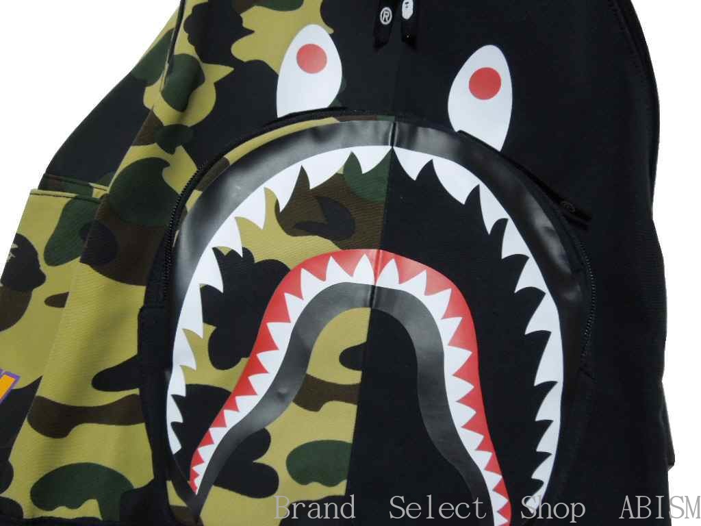 bathing ape shark backpack