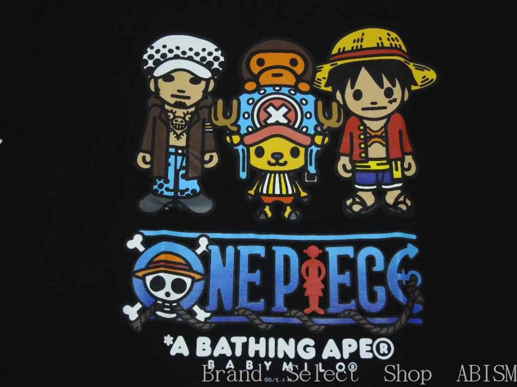 楽天市場 代引き不可 A Bathing Ape エイプ X One Piece ワンピース Pirates Alliance Tee Tシャツ ブラック 新品 日本製 Bape ベイプ Brand Select Shop Abism