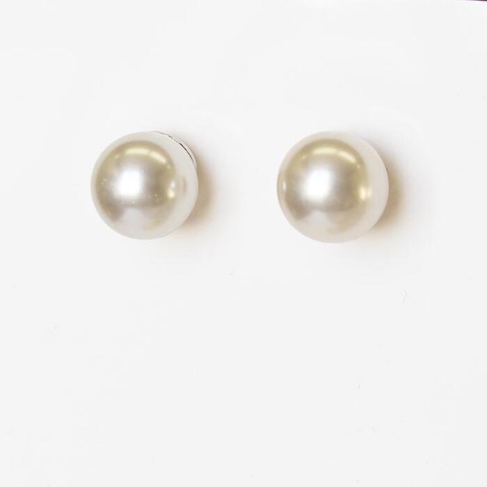ABISTE ガラスパールピアス/3240137 ブランド アビステ パールピアス 一粒パール 大ぶり 12mm玉