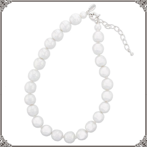 【マラソン限定☆最大2,000円OFF☆】ABISTEバロックマジョルカパール14mm玉×41cmプリンセスネックレス/1500122S ブランド フォーマル 結婚式 アビステ ホワイト|ABISTE 店