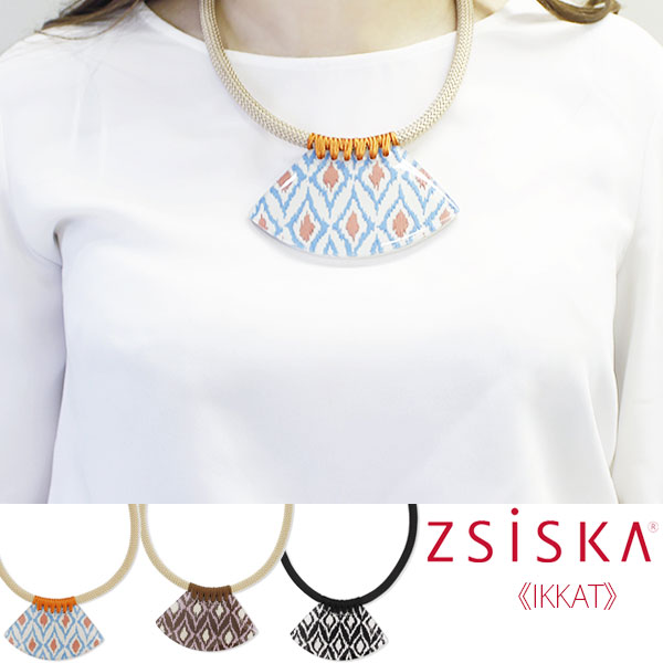 ABISTE ZSiSKA ≪IKKAT≫アクリルマグネットクラスプネックレス/1180027 ブランド アビステ シスカ AW