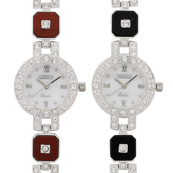 楽天市場】ABISTE キュービックジルコニアブレスレット腕時計/9160076S