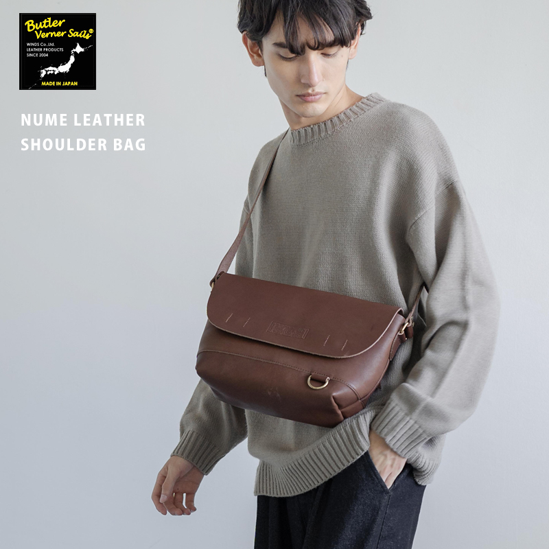 Butler Verner Sails - 美品！リアルレザー2WAYショルダーバッグButler