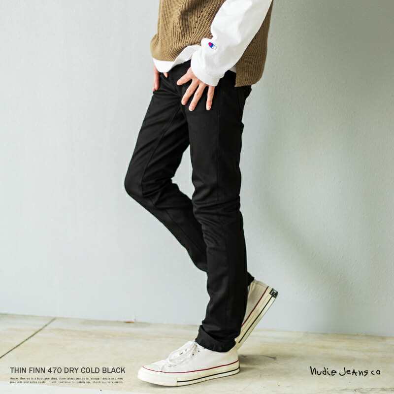 楽天市場 nudie jeans ヌーディージーンズ thin finn シンフィン 470