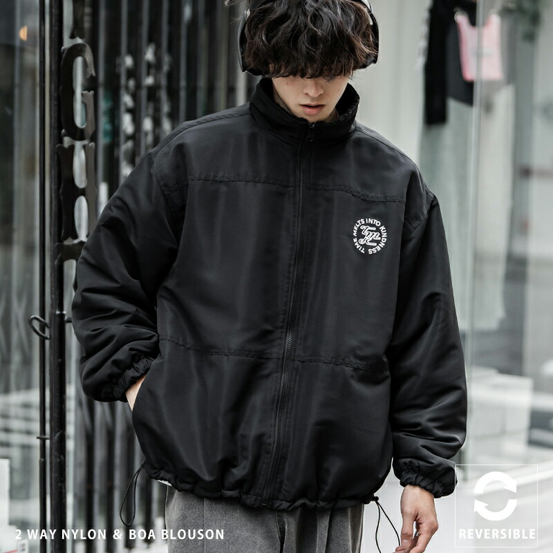 楽天市場】VISION ジャケット 切り替え ボアジャケット メンズ