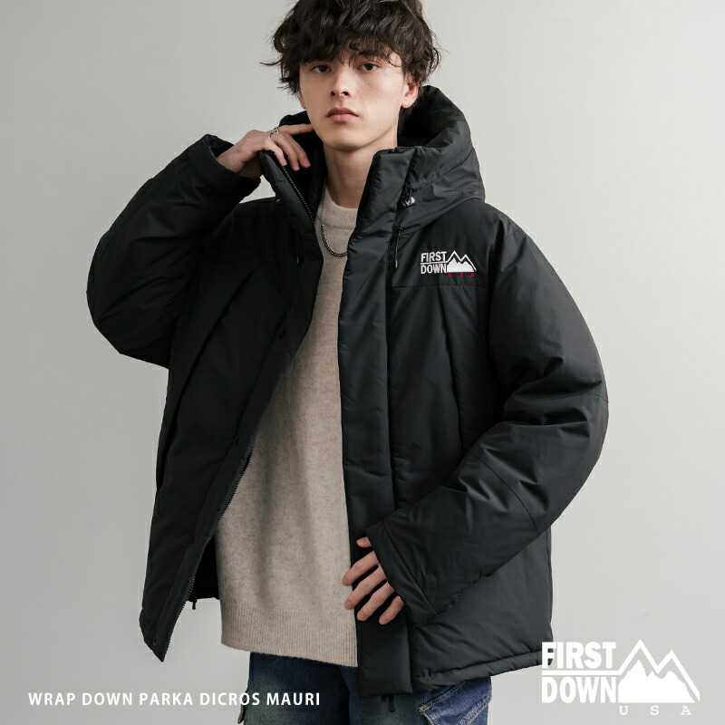 楽天市場】FIRST DOWN(ファーストダウン) / ラップダウンパーカー
