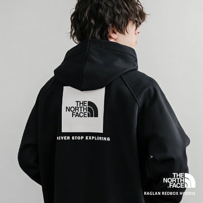THE NORTH FACE ザ・ノースフェイス パーカー プルオーバー 長袖 RAGLAN REDBOX HOODIE メンズ レディース 裏起毛 ラグラン スウェット フーディー プリント ロゴ ワンポイント 無地 オーバーサイズ リラックス ルームウェア カジュアル アウトドア スポーティー 15214｜abito
