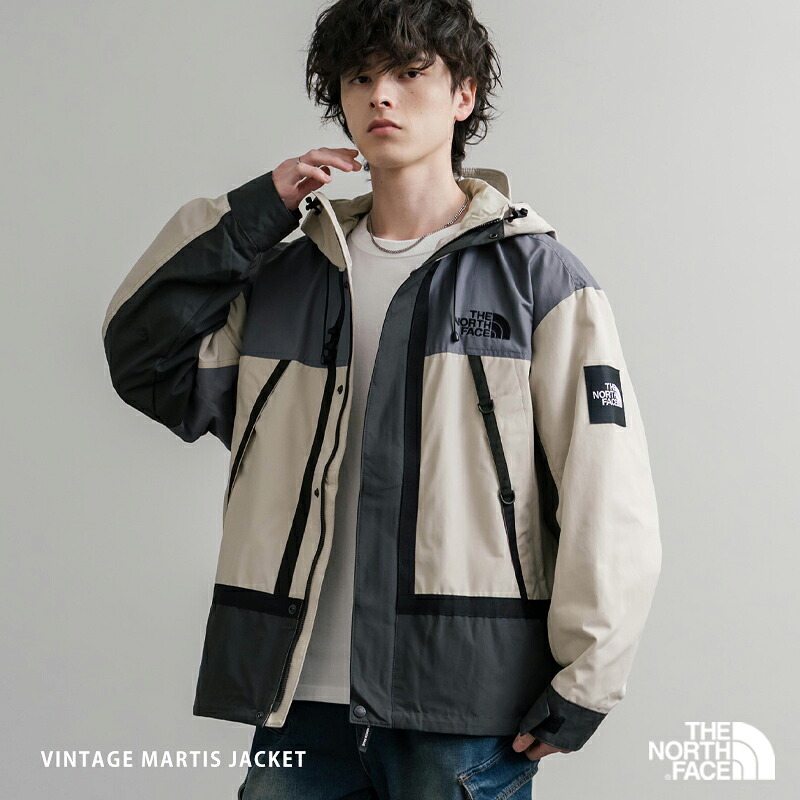 THE NORTH FACE ノースフェイス WHITE LABEL ホワイトレーベル 日本未展開モデル 韓国 新色追加 VINTAGE MARTIS JACKET マルティスジャケット マウンテンパーカー マンパ ジャケット メンズ ウィンドブレーカー ブルゾン ライトアウター オーバーサイズ セミルーズ 15576｜abito
