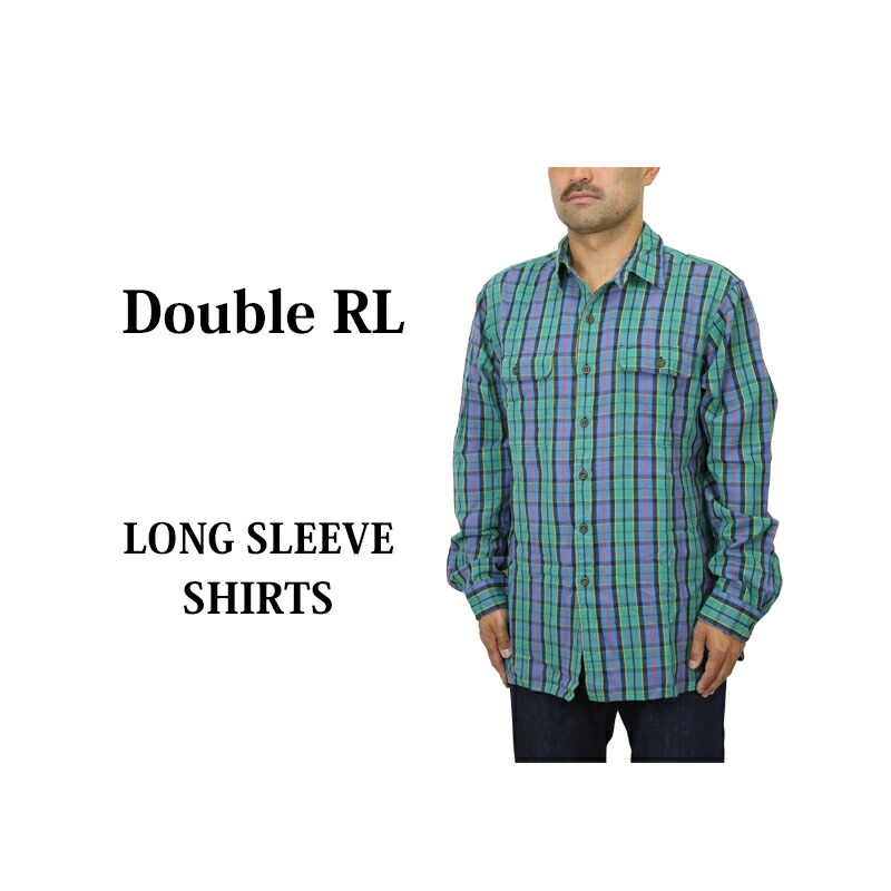 【楽天市場】RRL ダブルアールエル ラルフローレン コットン チェック ワークシャツ RRL Ralph Lauren Men's L/S  Cotton Check Work Shirts US : donuts （ドーナッツ）