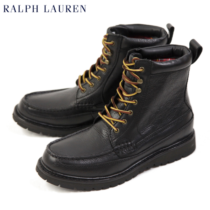 black ralph lauren polo boots