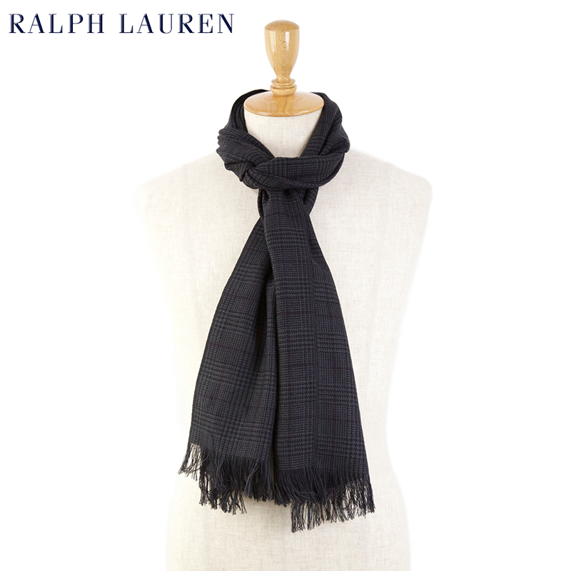 【楽天市場】POLO Ralph Lauren Virgin Wool Scarf (CHARCOAL)ラルフローレン スカーフ マフラー