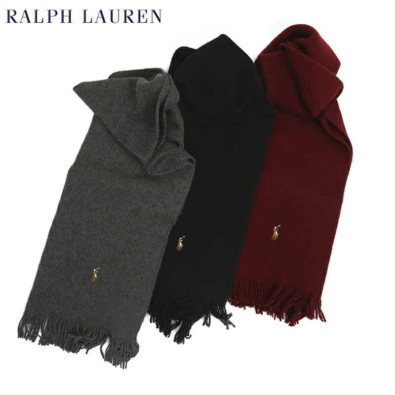 【楽天市場】POLO Ralph Lauren "MERINO WOOL" Scarf ラルフローレン メリノウール スカーフ マフラー