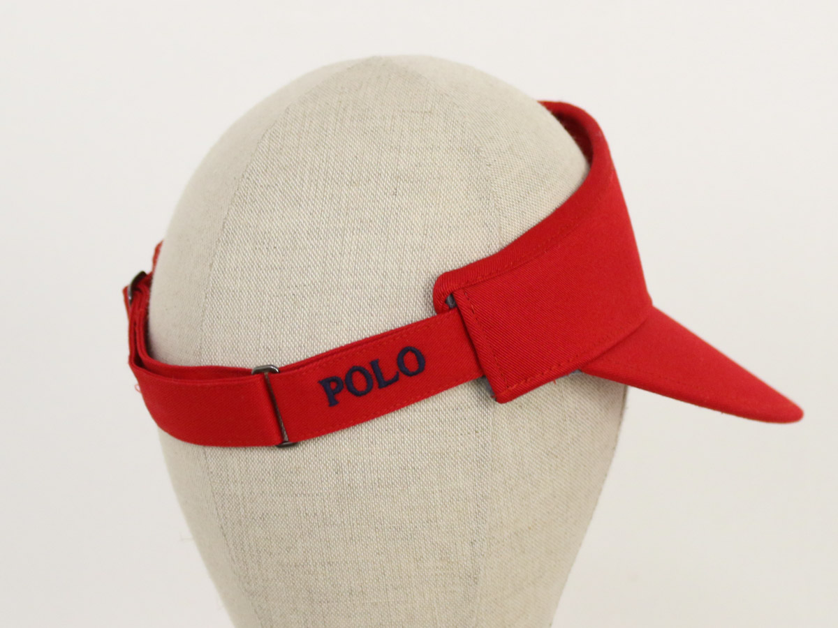 ポロラルフローレンサンバイザーキャップPOLORalphLaurenChinoPonyVisor
