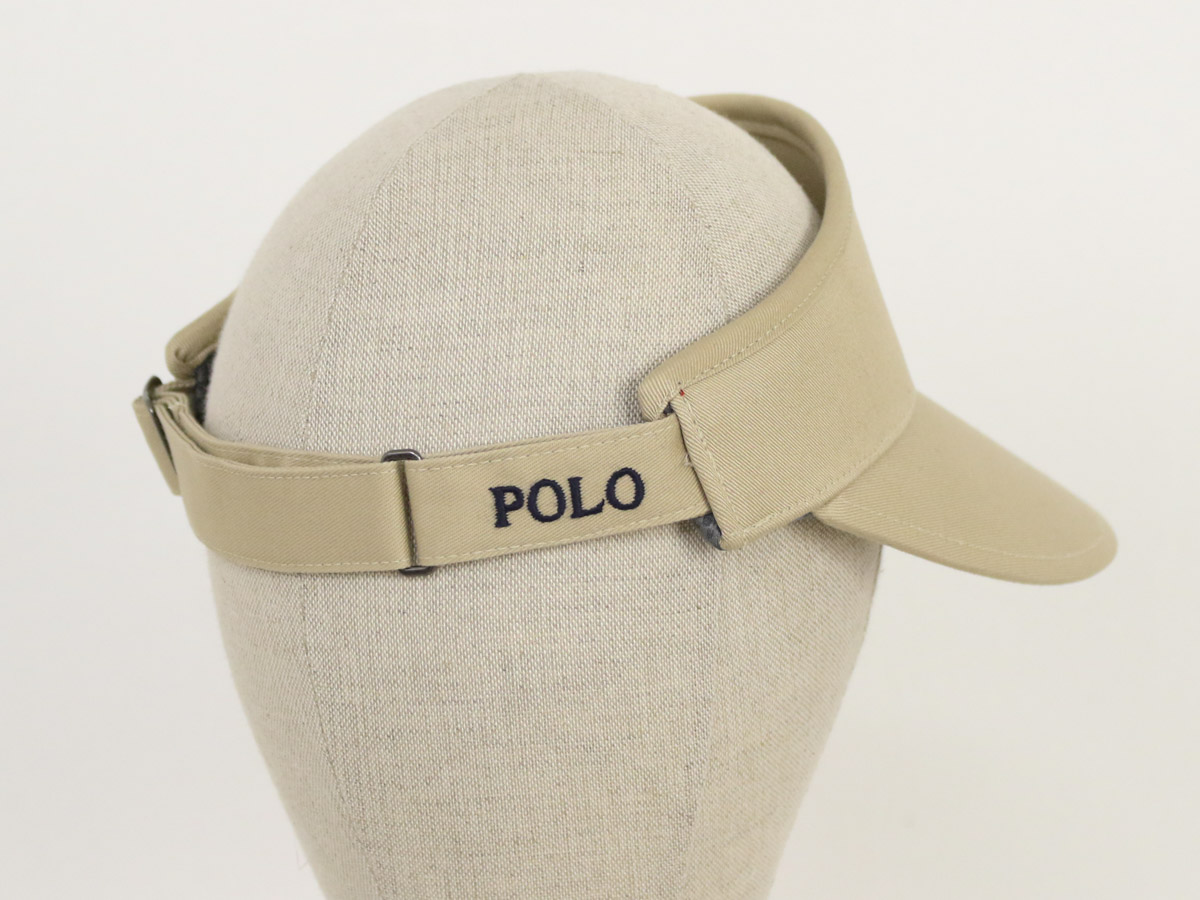 ポロラルフローレンサンバイザーキャップPOLORalphLaurenChinoPonyVisor