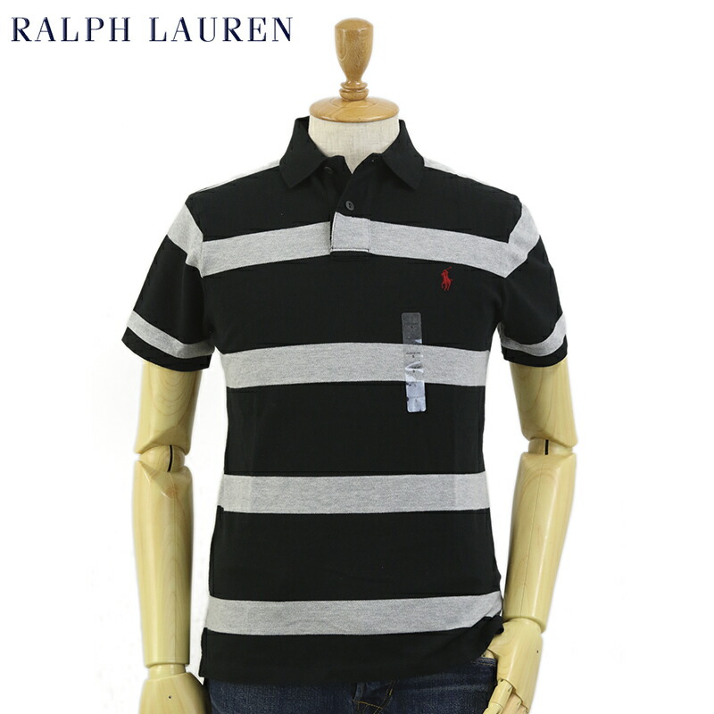 【楽天市場】Ralph Lauren Men's "CUSTOM FIT" Border Mesh Polo US ポロ ラルフローレン