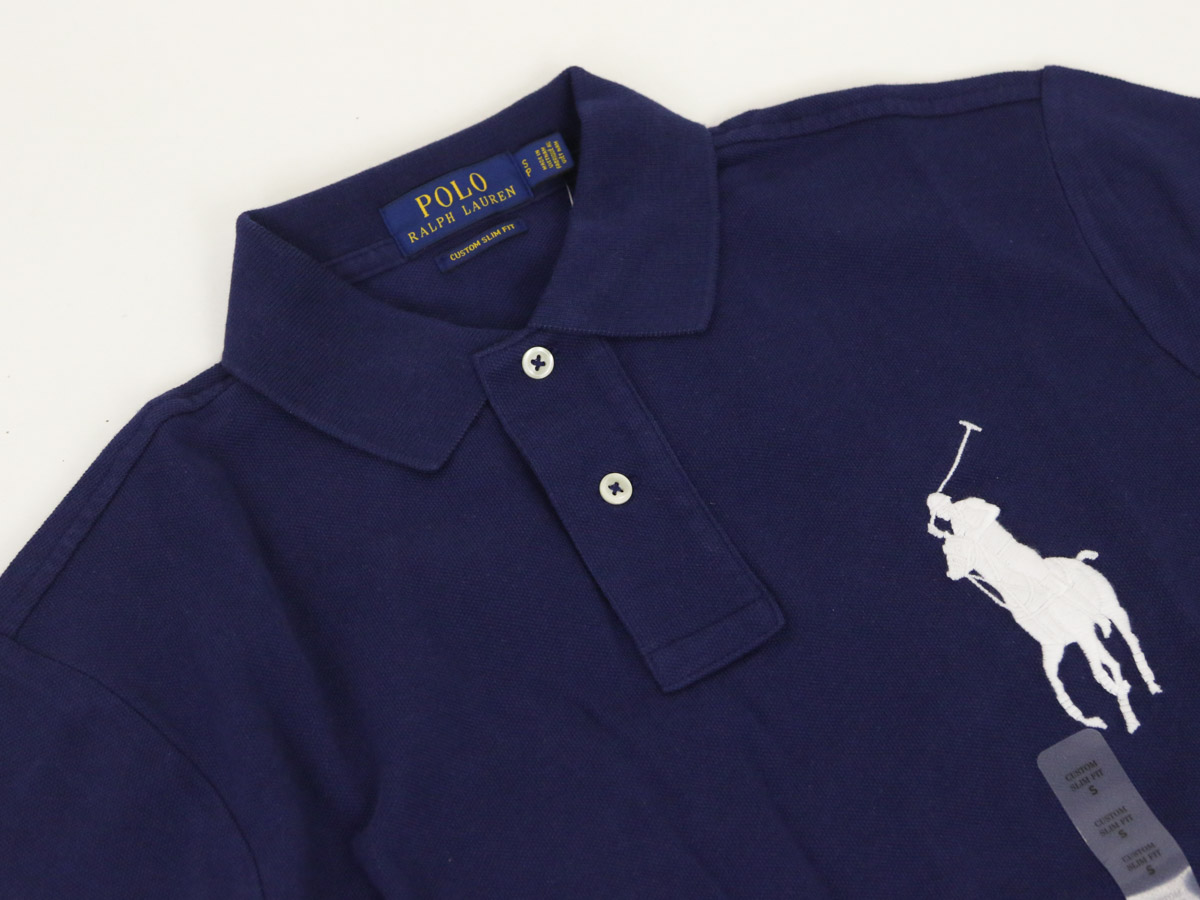 Ralph Lauren Polo Mens Button down Shirt pony logo Blue 18/" 46cm