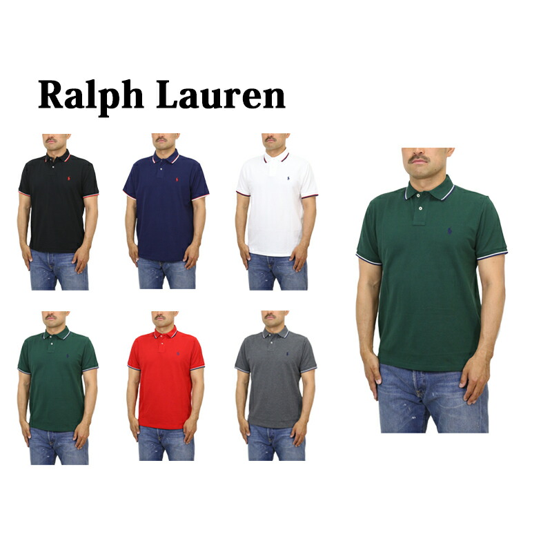 ポロ ラルフローレン メンズ カスタムスリムフィット 半袖 カノコ 伝達ルート スポーツシャツ 無地 ワンポイント POLO Ralph Lauren Men\u0027s \