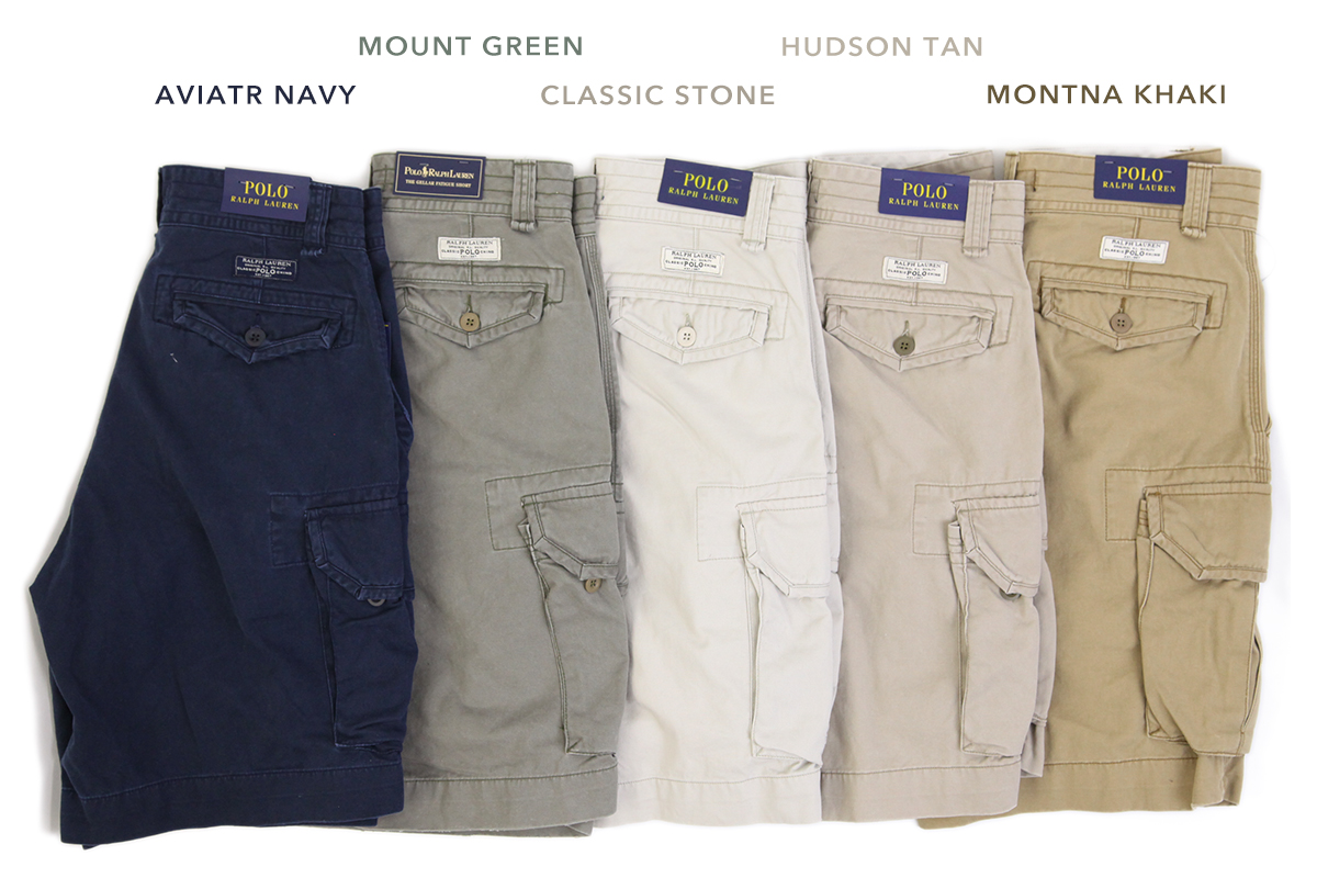 ralph lauren classic polo chino cargo shorts