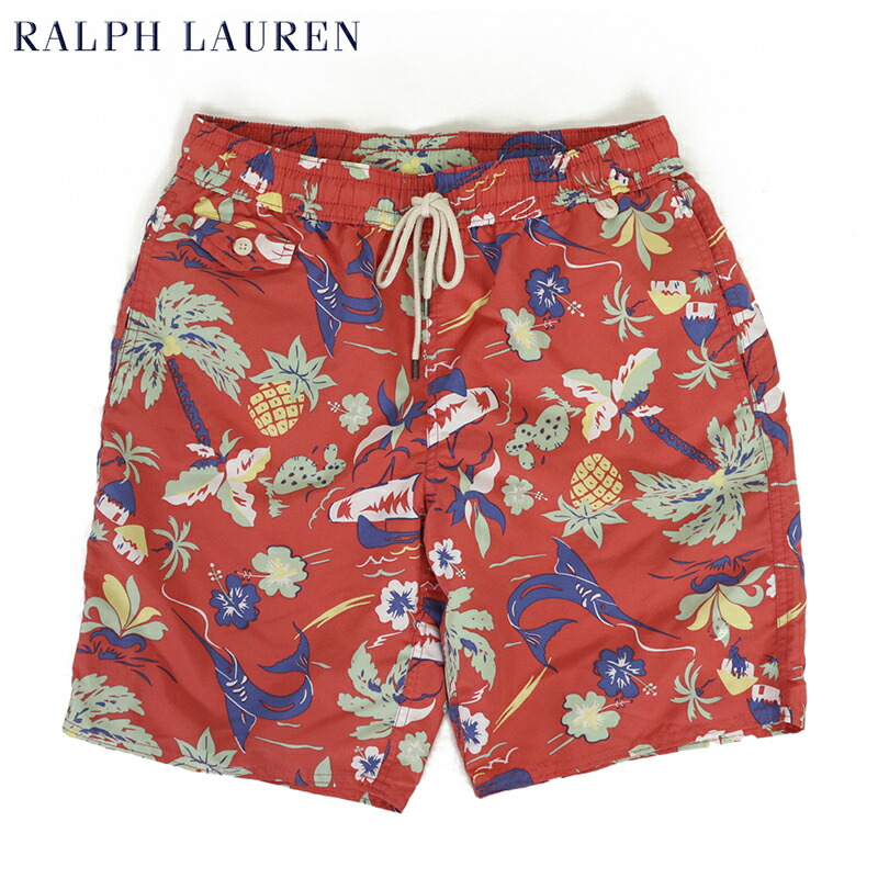 楽天市場】ポロ ラルフローレン アロハ柄 スイムショーツ (水着)POLO 楽天市場】ポロ ラルフローレン アロハ柄 スイムショーツ (水着)POLO