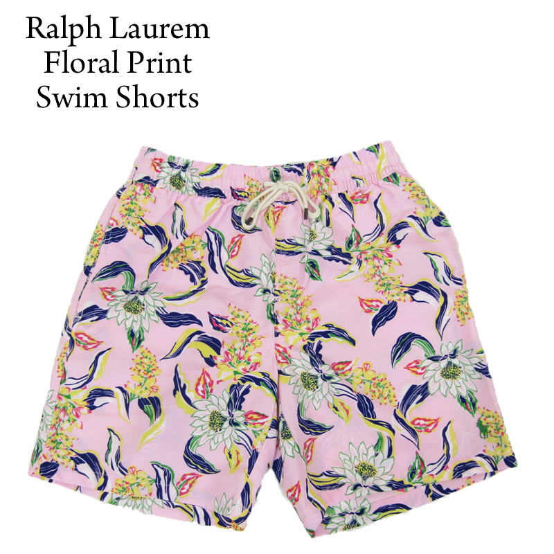 Polo by Ralph Lauren ペイズリー柄 花柄 スイムショーツ POLO RALPH LAUREN ラルフローレン 水着 海パン ポロ メンズ