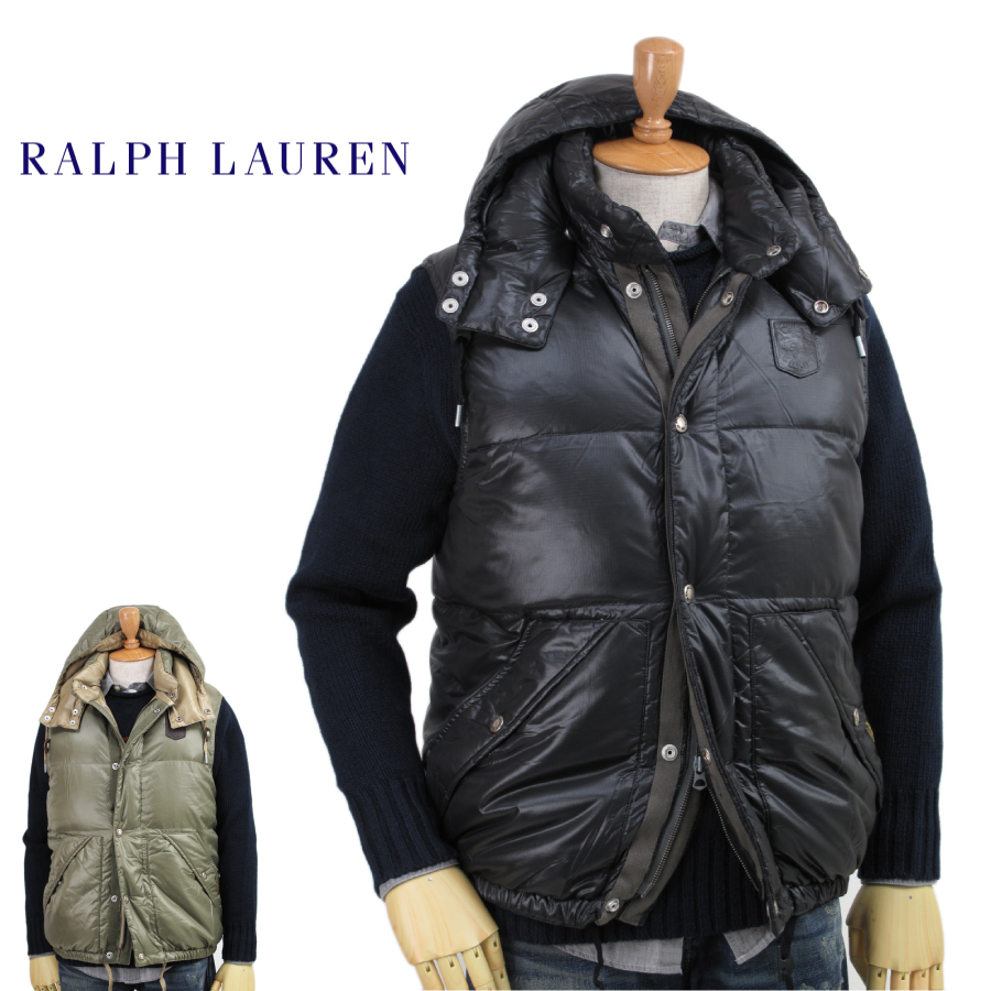ralph lauren men's hooded down jacket