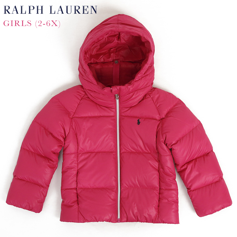 【楽天市場】(2-6X) ポロ ラルフローレン ガールズ用 ダウンジャケット パーカ POLO by Ralph Lauren Toddler