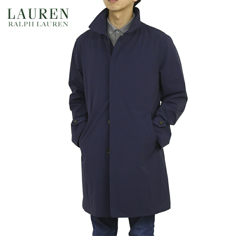 LAUREN by Ralph Lauren Men's Bal Collar Stretch Rain Coat US ポロ ラルフローレン ストレッチ ステンカラー レインコート (UPS)