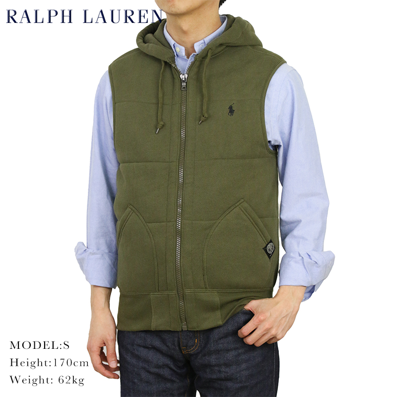 楽天市場】POLO by Ralph Lauren Men's Fleece Vest Hoodie USポロ