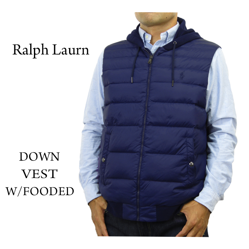 楽天市場】POLO by Ralph Lauren Men's Fleece Vest Hoodie USポロ