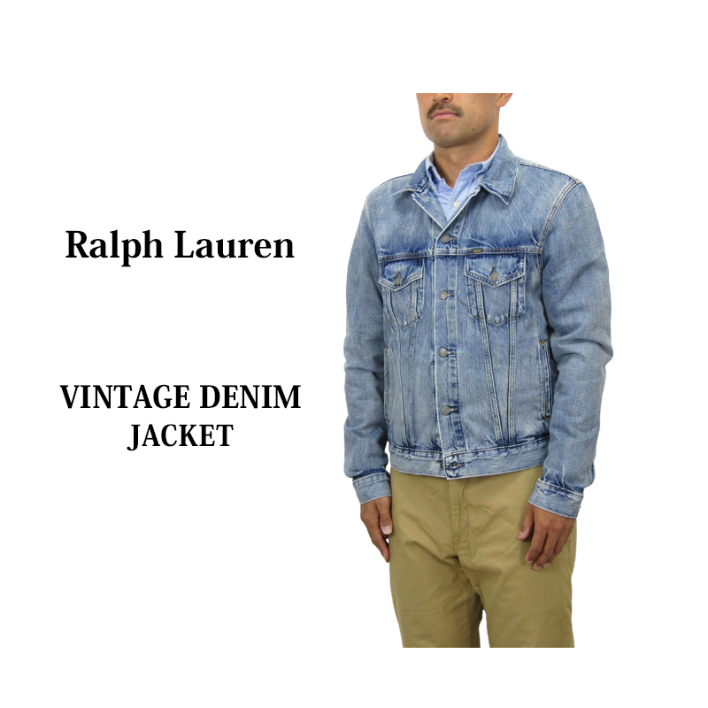 楽天市場】POLO by Ralph Lauren Men's Denim Rider Jacket US ポロ 