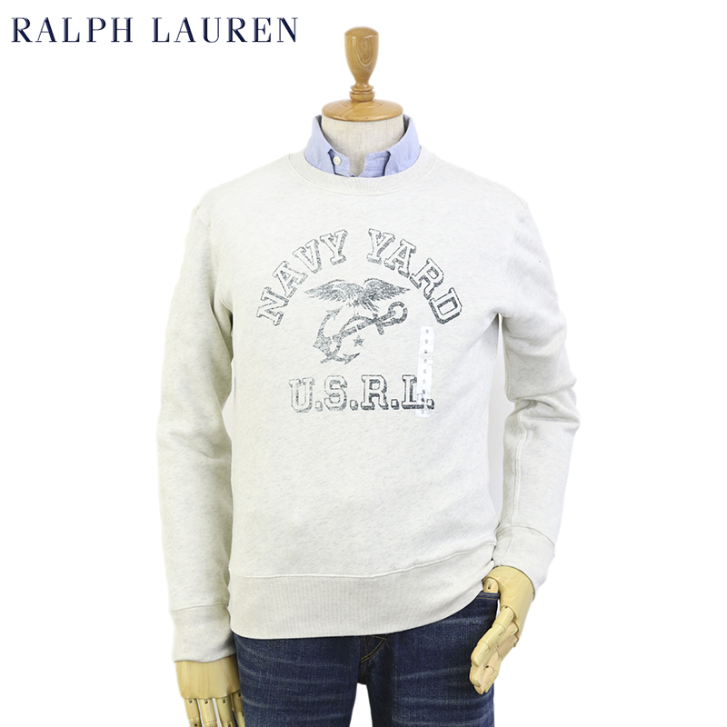 楽天市場】Ralph Lauren Men's Crew Neck Vintage Fleece Pullover 