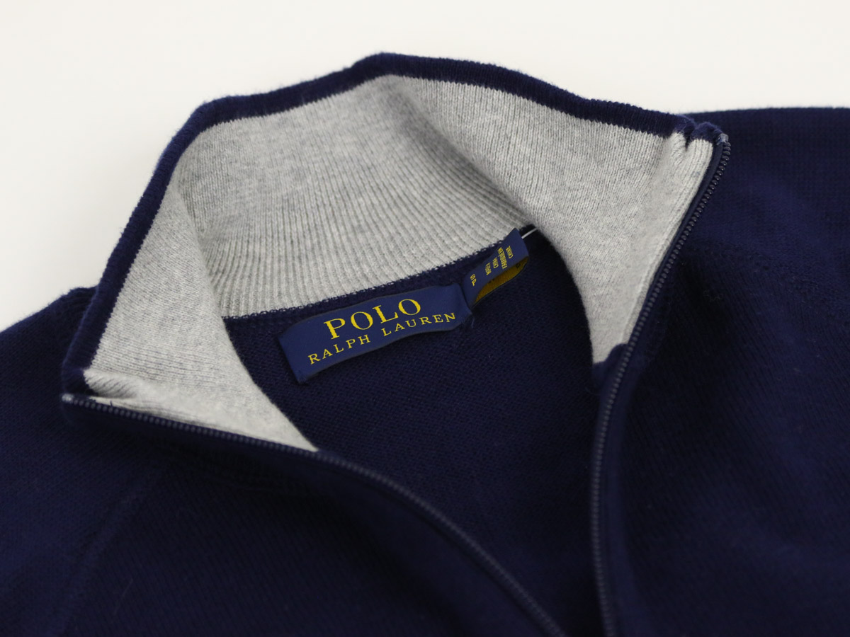 【楽天市場】ポロ ラルフローレン コットンのフルジップセーター ジャケット POLO Ralph Lauren Men's Cotton Knit Full-Zip Sweater US