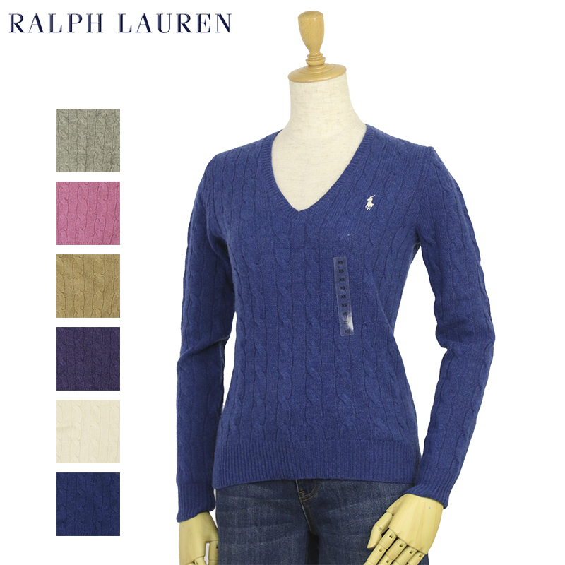 楽天市場】Ralph Lauren Women's Merino Cable Sweater USラルフ 