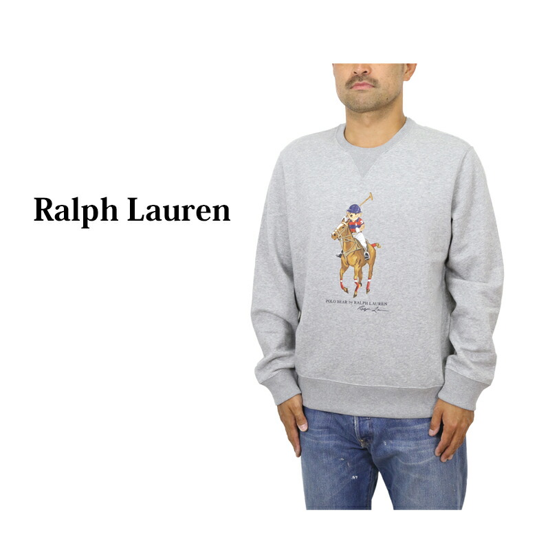 楽天市場】Polo Ralph Lauren ポロベアーハーフジップスウェット ポロ