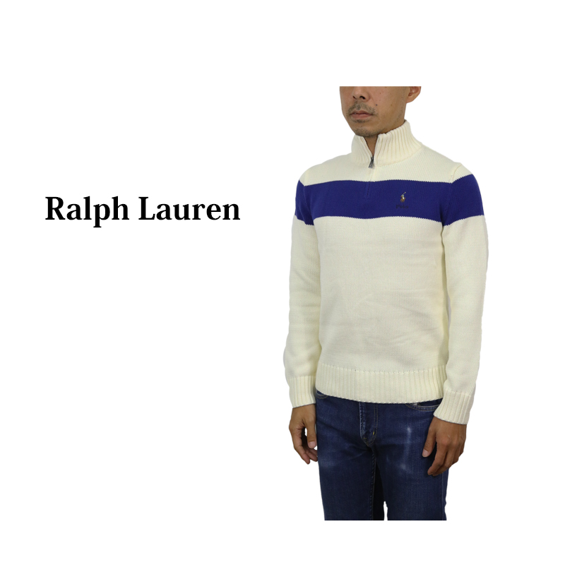 楽天市場】Ralph Lauren Boy's Flag 1/2 Zip Sweater ラルフローレン 