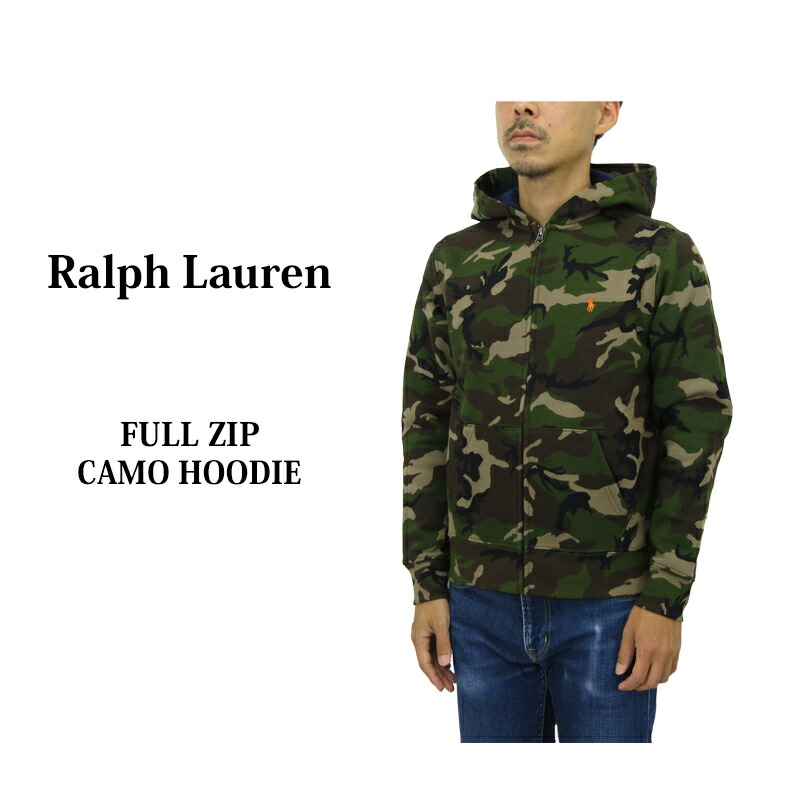 楽天市場】ポロ ラルフローレン メンズ 迷彩柄 ジップアップスウェットパーカー ワンポイント フーディー POLO Ralph Lauren  Men's Camouflage Cotton-Blend-Fleece Hoodie US : donuts （ドーナッツ）